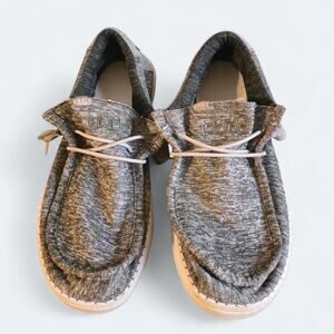 Hey Dude Men's Wally Woven Slip-On Shoes Size 10